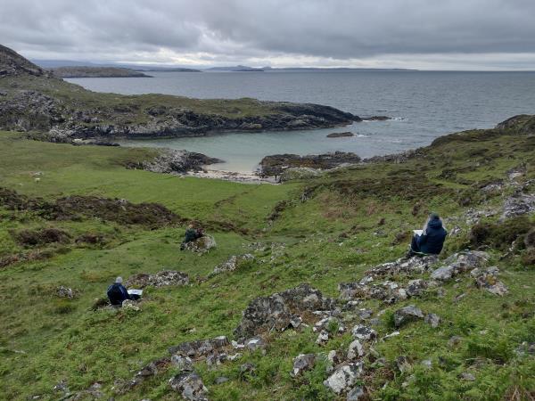 Painting holiday in Scottish Highlands 