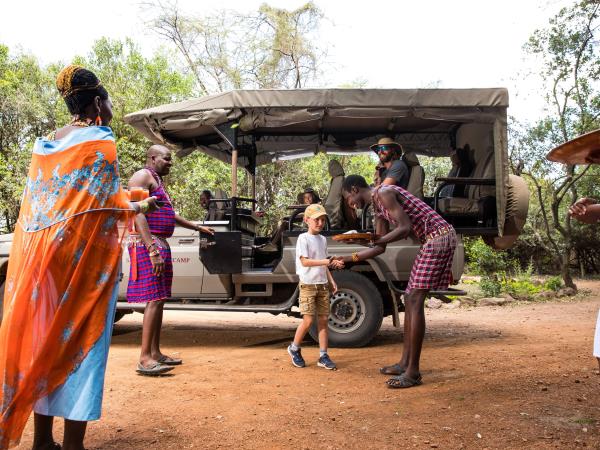 Family luxury camping safari in Kenya