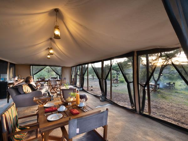 Family luxury camping safari in Kenya