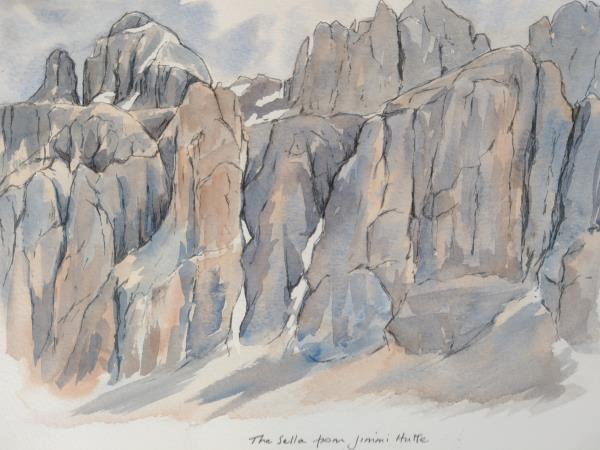 Dolomites painting holiday in Italy