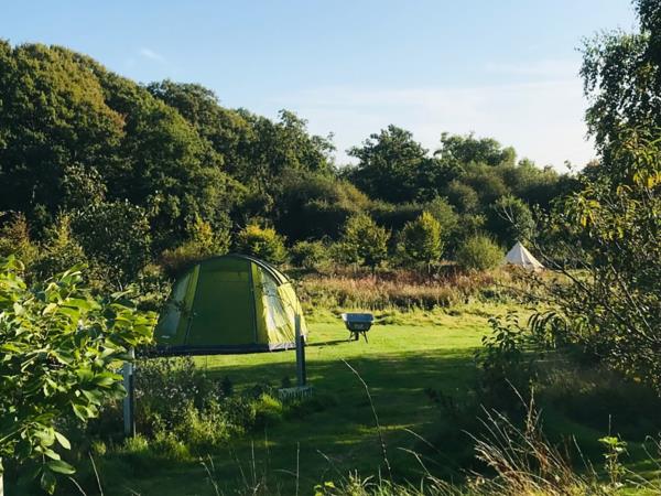 The Secret Campsite in the South Downs, England