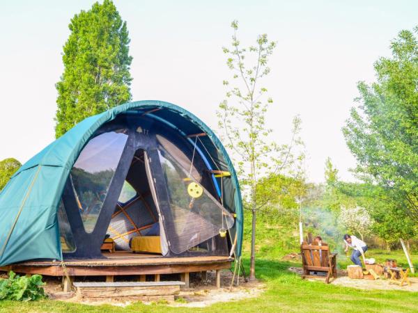 The Secret Campsite in the South Downs, England