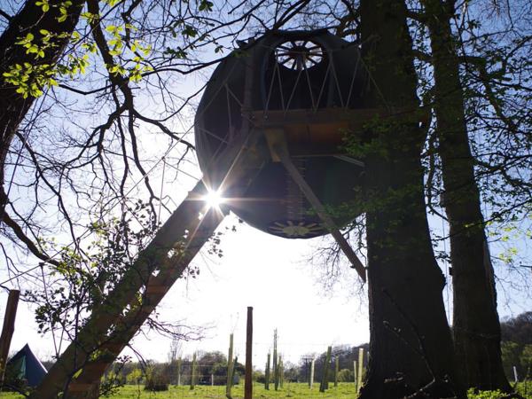 The Secret Campsite in the South Downs, England
