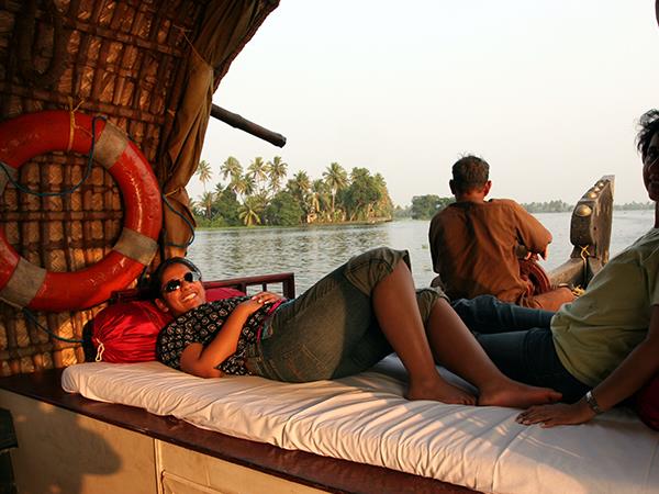 Kerala houseboat and bike tour, India