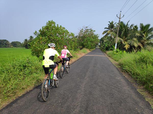 Kerala houseboat and bike tour, India