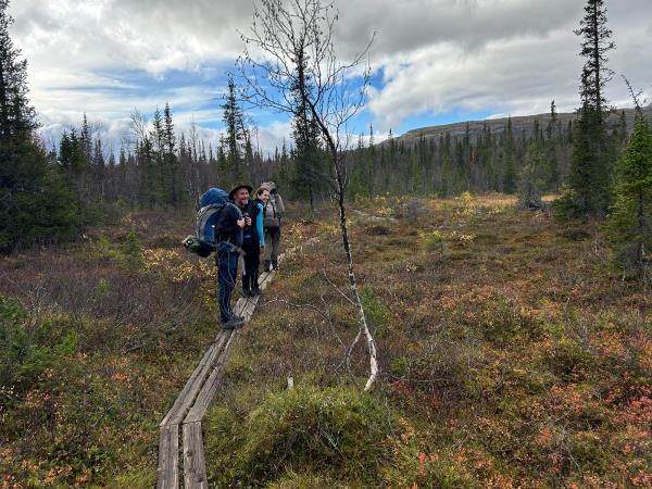 Autumn in Lapland walking holiday, small group