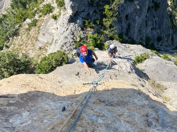 Rock climbing holiday in the French Alps