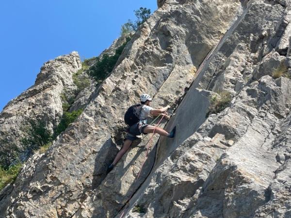 Rock climbing holiday in the French Alps