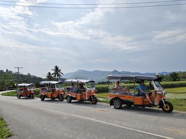 Self drive Tuk Tuk adventure holiday Thailand