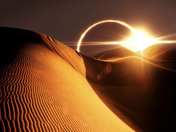 Algeria eclipse over the Sahara holiday