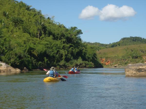 Madagascar family adventure holiday, canoes & camping