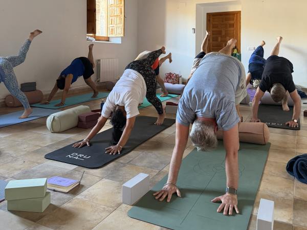 Rural yoga holiday in Spain, nr Madrid