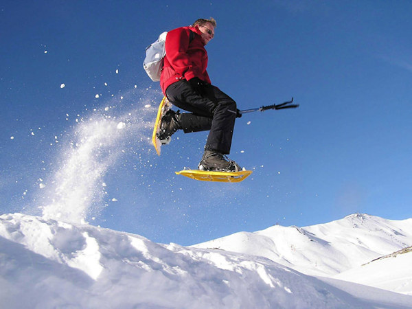 Snowshoeing in the French Alps