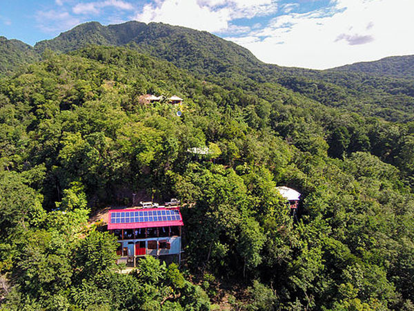 Dominica off-grid luxury eco cottages