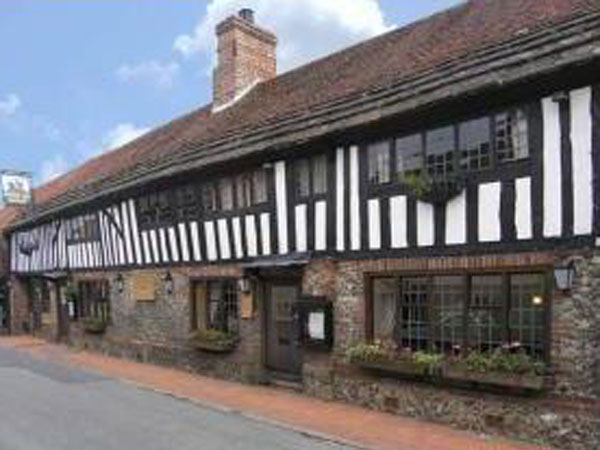 Alfriston pub with B&B, South Downs, England
