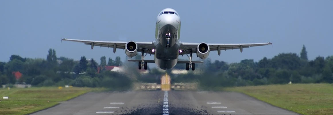 Aeroplane taking off