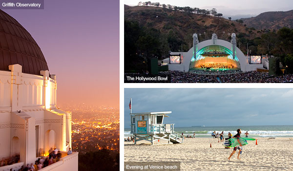 Griffith Observatory, Hollywood Bowl and Venice Beach