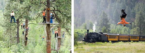 Soaring Treetops Adventures, Colorado. Photos by Soaring Treetops Adventures