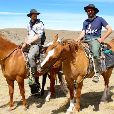 Leon on horseback