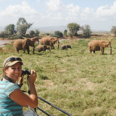 Lucy and elephants