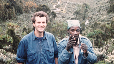 Justin Francis in Kenya