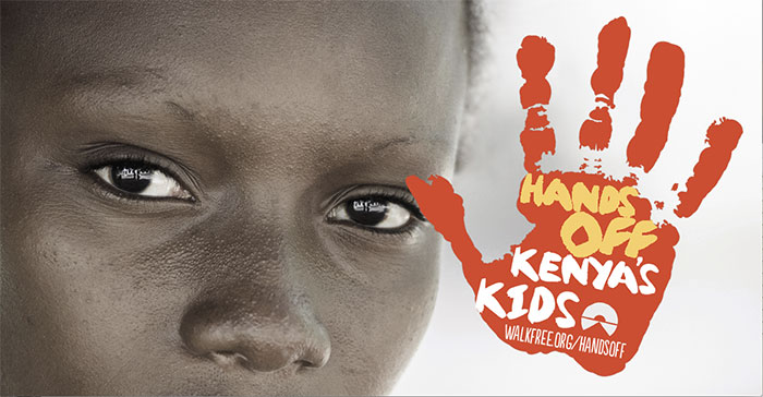 Hands off campaign poster