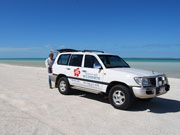 4WD tours at Monkey Mia, Shark Bay. Photo by Richard Madden