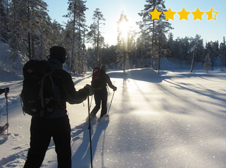 Finland snowshoeing Finland snowshoeing