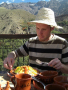 Lunch at Kasbah du Toubkal in the Atlas Mountains
