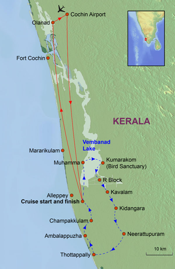 Kerala Map With Rivers : Kerala Facts God S Own Country Kerala India - Among forty four forty ...