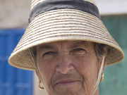 Lanzarote's distinctive low brimmed straw hat. Photo by Nick Haslam