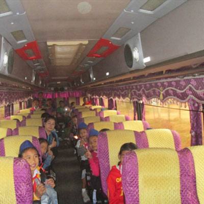 On the bus