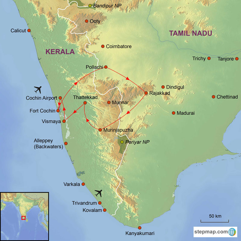 Kerala & Tamil Nadu holiday, hidden gems of India. Helping Dreamers Do