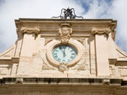 British clock in Mahon, Menorca. Photo by Nick Haslam
