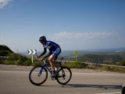 Cyclist in Menorca. Photo by Nick haslam