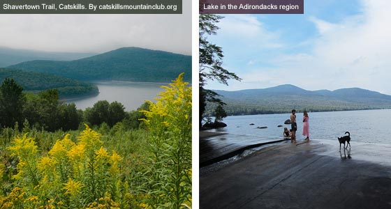 Catskills and the Adirondacks Region, New York State. Photos by Catherine Mack