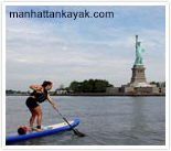 Kayaking in Manahttan, New York State. Photo from manhattankayak.com