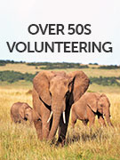Over 50s volunteering holidays