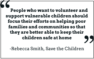 People should help poor families and communities