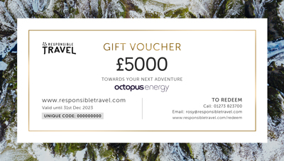 Company holiday travel vouchers from Responsible Travel