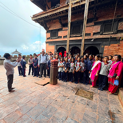 A group photo from the trip