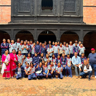 A group photo from the trip