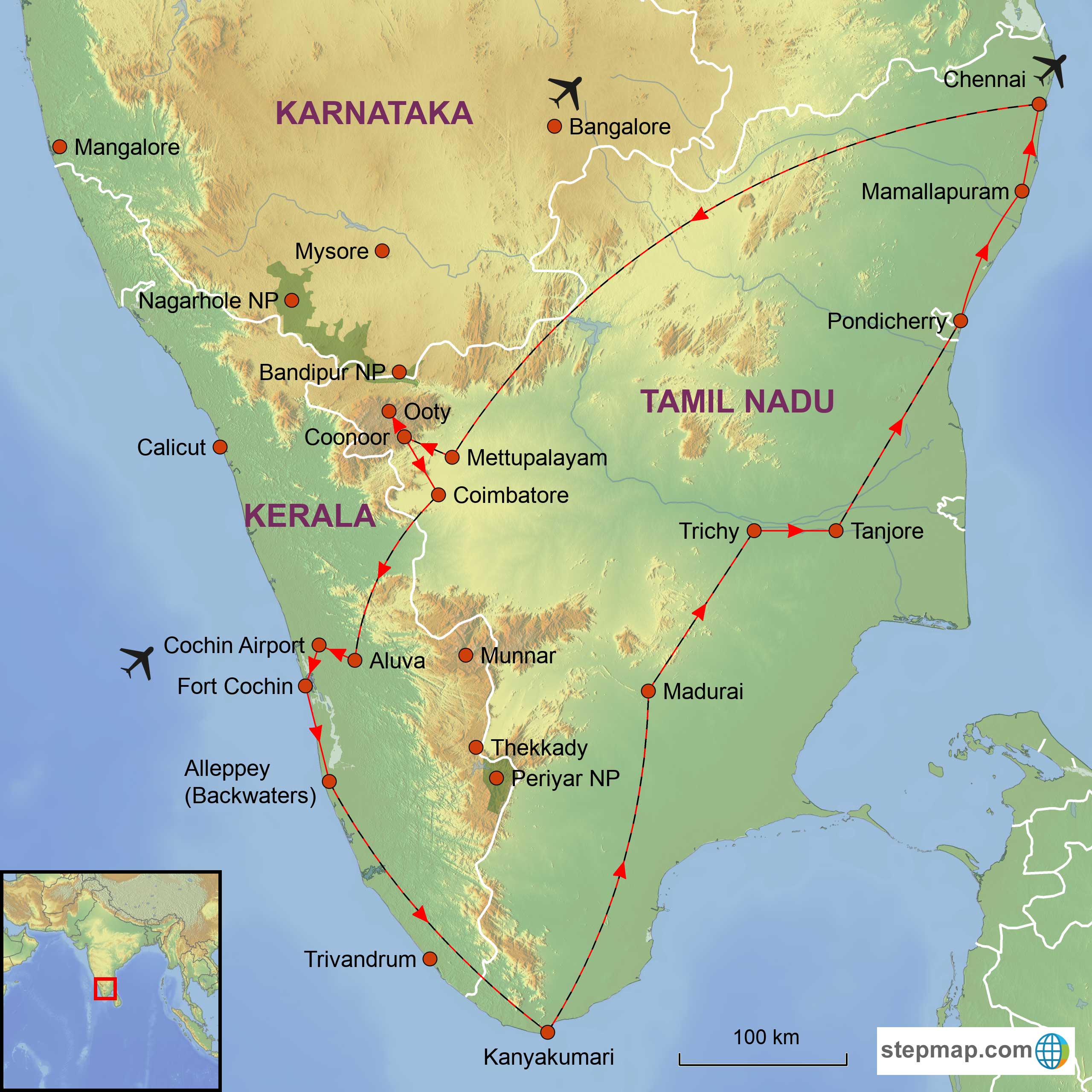South India by rail holiday. Helping Dreamers Do