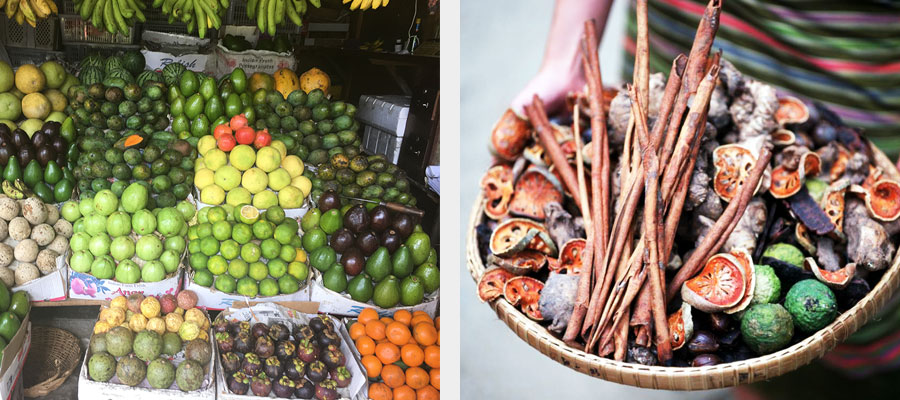 Fruit and herbs