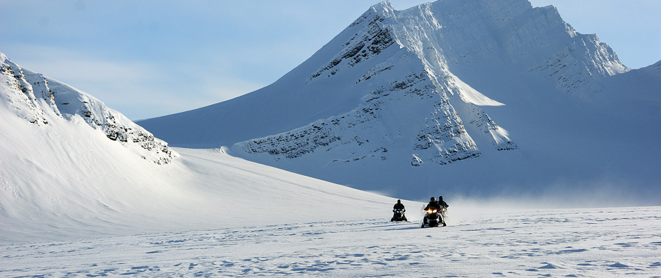 Snowmobiling