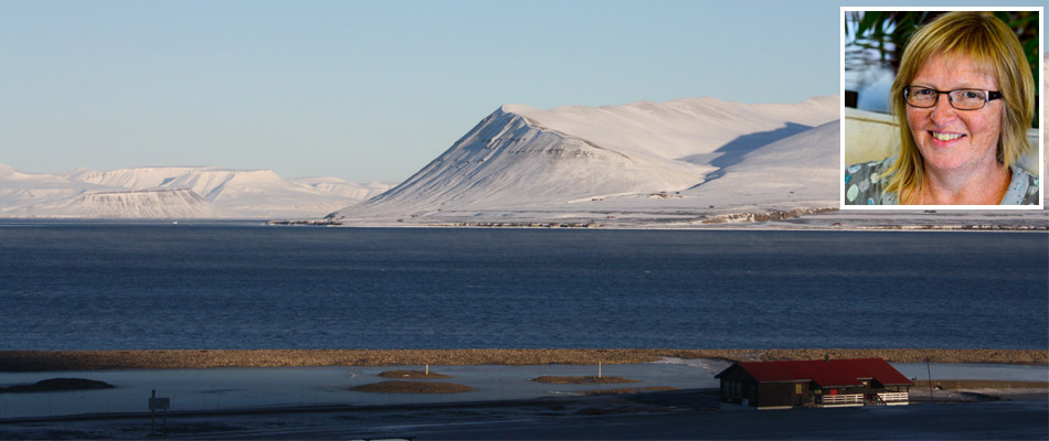 Spitsbergen view Lyn Hill