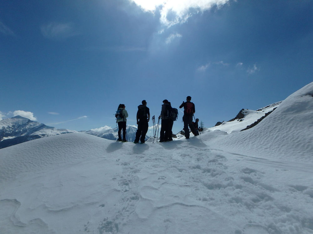Winter activity holiday in the French Alps