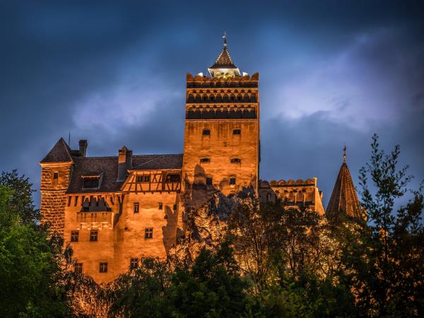 Halloween holiday in Transylvania with party at Bran Castle