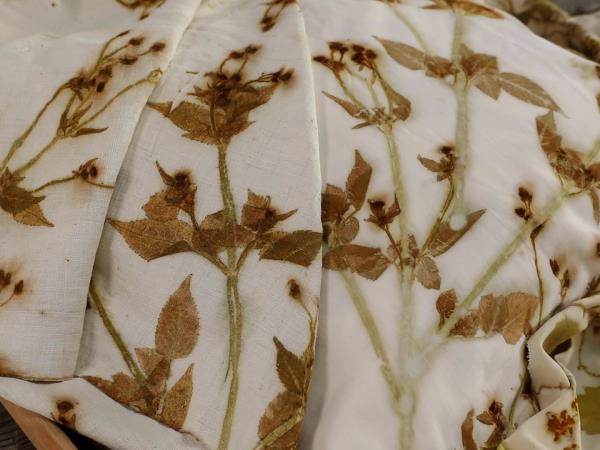 Natural dyeing & eco-printing workshop, Greece