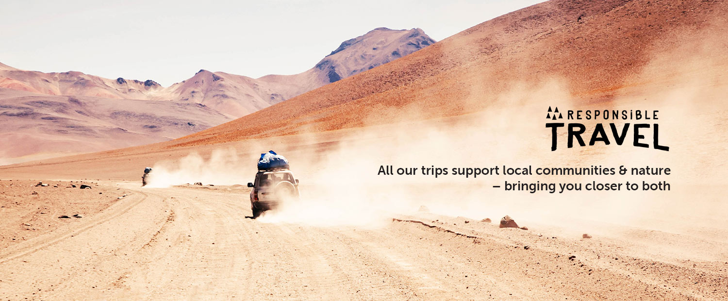 Quote: All our holidays support local communities & nature – bringing you closer to both